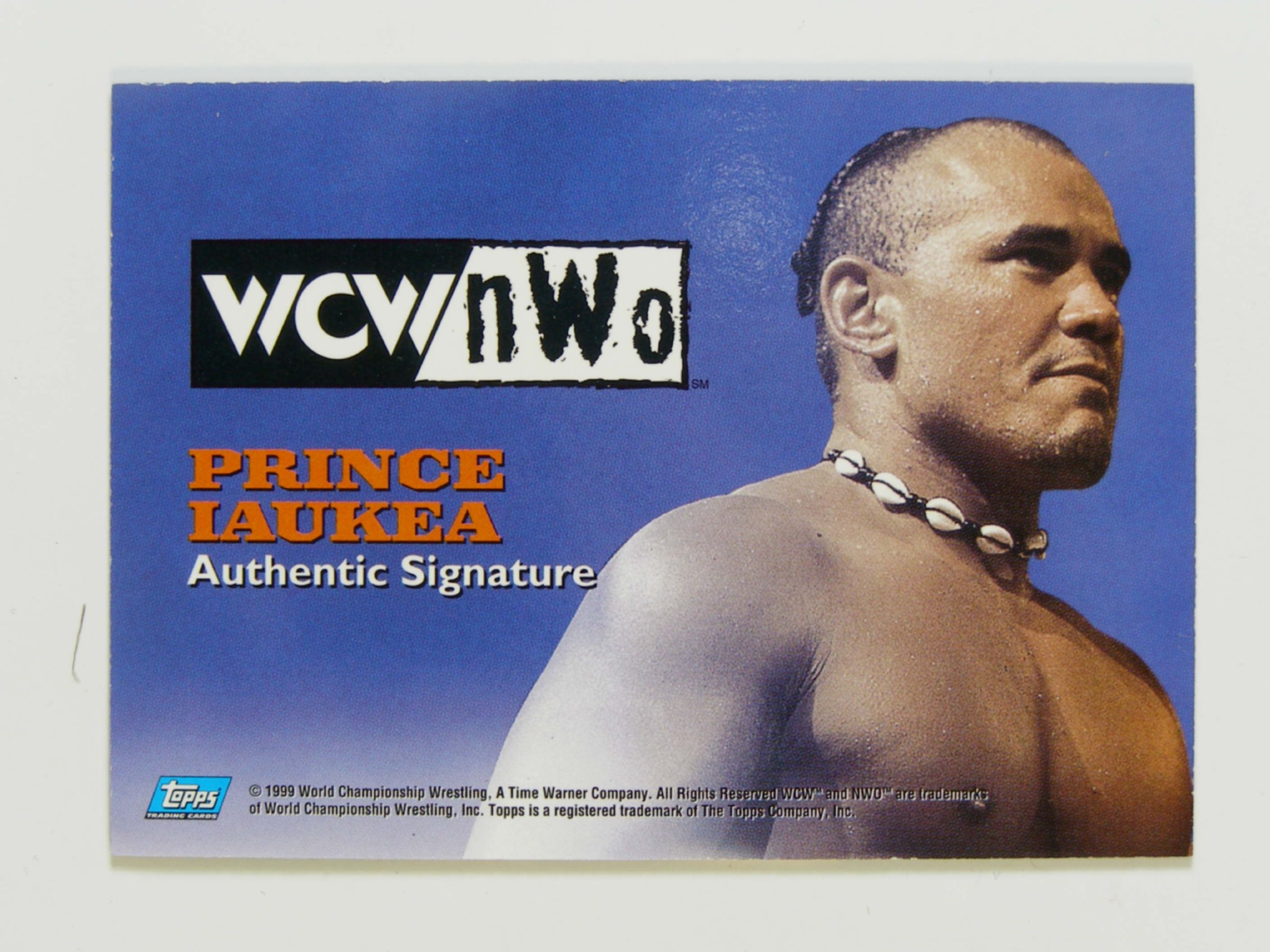 Amazon.co.jp: 99 WCW NWO Wrestling Card Prince iaukea Prince